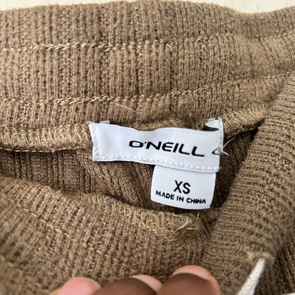 O’Neill Olive Green Ribbed Knit Joggers Size XS - Picture 8 of 9